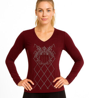 VDP Club Via Delle Perle Womens Silk Top Italy Gym Couture Elements Luxury Sz 46